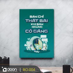 Bạn chỉ thất bại khi bạn ngừng cố gắng BO.004