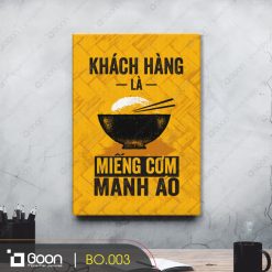 Khách hàng là miếng cơm mang áo BO.003