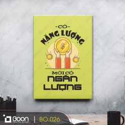 Có năng lượng mới có ngân lượng BO.026