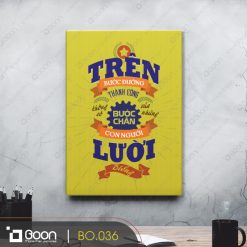 Trên bước đường thành công không có bước chân của những con người lười biếng BO.036